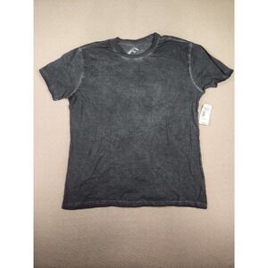 Fission Shirt Mens Large L Gray‎ Stretch Cotton Blend Pullover Crew Neck NWT 12